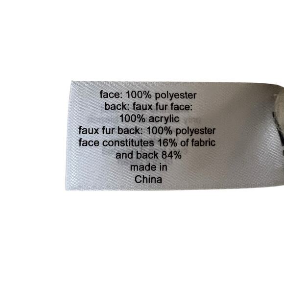 Zara Plaid Cropped Flannel Shirt Jacket Womens L White Blue Western Heritage - Picture 7 of 7